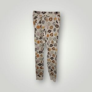Jaclyn Smith Women’s Halloween pajama pants With Spooky Donuts size Small